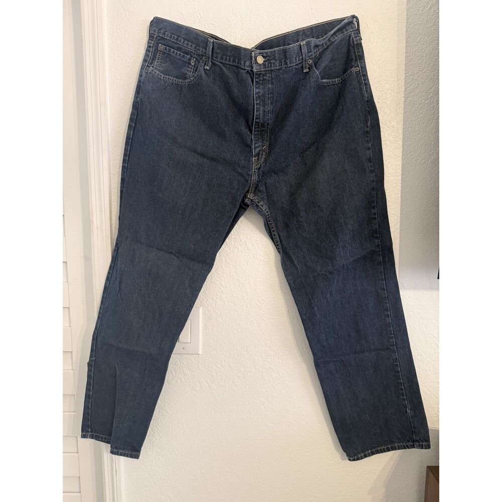 Levi’s 559 Relaxed Straight Jeans Mens 46x34 WaterLess Blue Denim Big & Tall